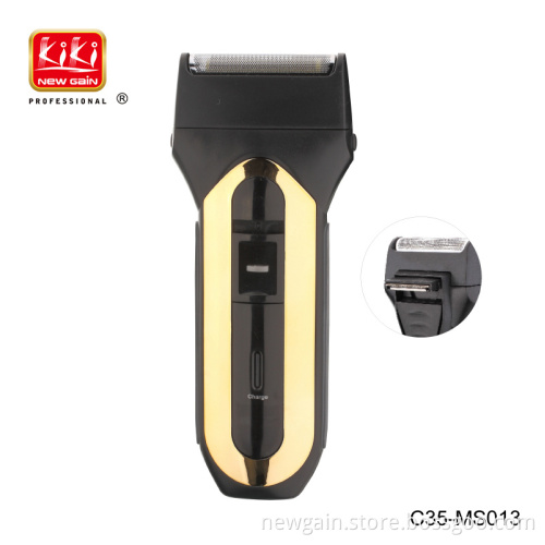 NI-CD battery:600mAh Rechargeable SHAVER.Two rotary foil heads shaver